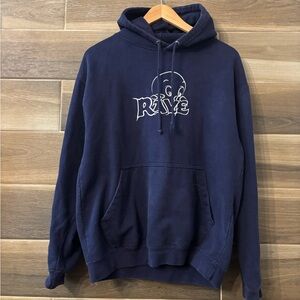 Rare Rave Skateboards Streetwear Casper Friendly Ghost Navy Blue Hoodie Medium